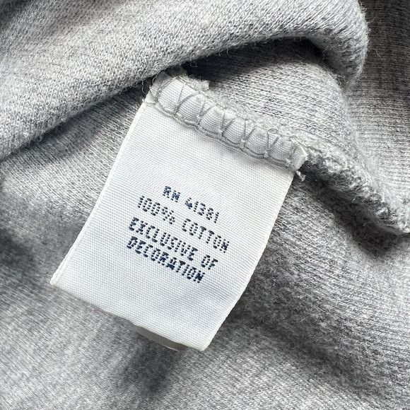 Polo Ralph Lauren Pullover Sweater Men’s Large 1/4 Zip Gray Preppy Cotton Knit - Picture 9 of 10